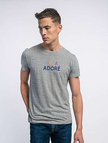 T-shirt Homme - PAPA ADORÉ COLORÉ