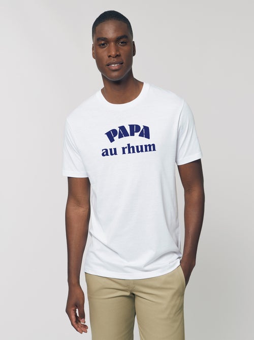 T-shirt Homme - PAPA AU RHUM WAF - Kiabi