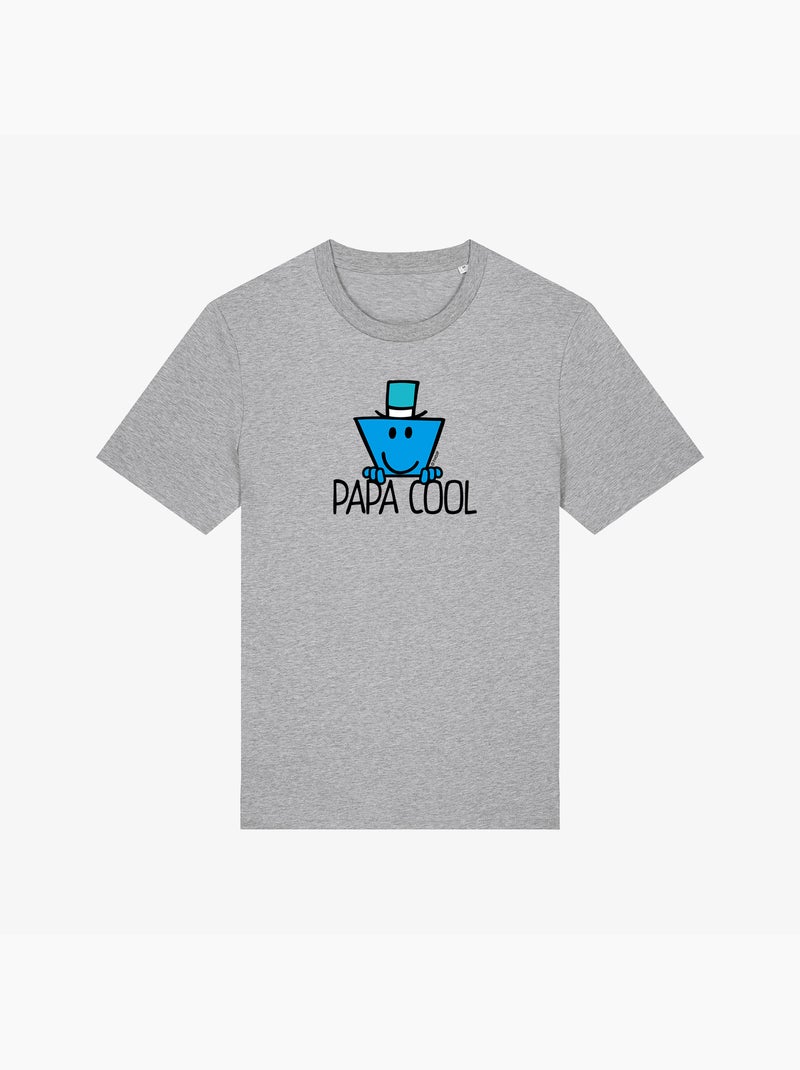 T-shirt Homme - PAPA COOL Gris chiné - Kiabi
