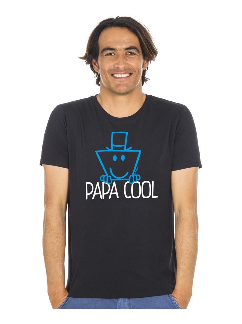 T-shirt Homme - PAPA COOL Noir - Kiabi