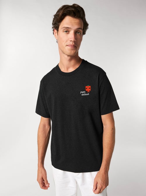 T-shirt Homme - PAPA COSTAUD COEUR - Kiabi