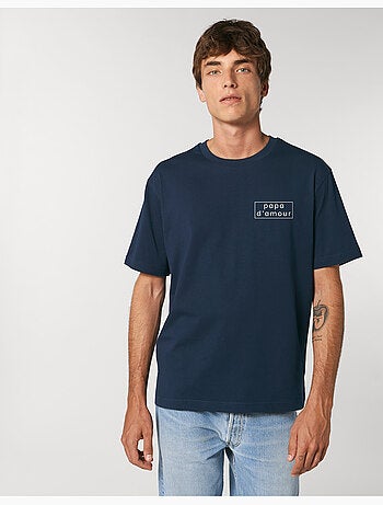 T-shirt Homme - PAPA D AMOUR CADRE