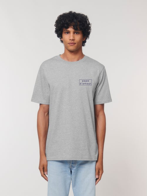 T-shirt Homme - PAPA D AMOUR CADRE - Kiabi