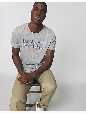 T-shirt Homme - PAPA D AMOUR LIGNE