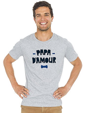 T-shirt homme - papa d'amour - noël