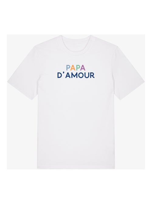 T-shirt Homme - PAPA D'AMOUR COLORÉ - Kiabi