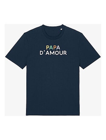 T-shirt Homme - PAPA D'AMOUR COLORÉ