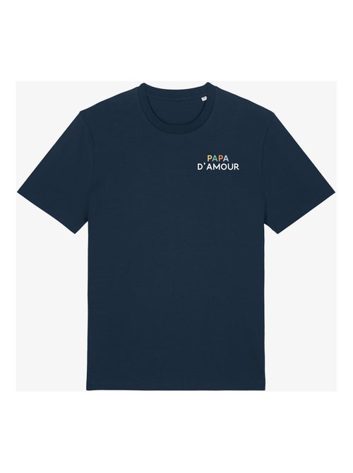 T-shirt Homme - PAPA D'AMOUR COLORÉ CŒUR - Kiabi