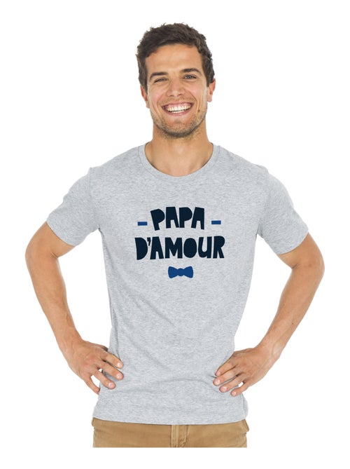 T-shirt Homme - PAPA D'AMOUR - Kiabi
