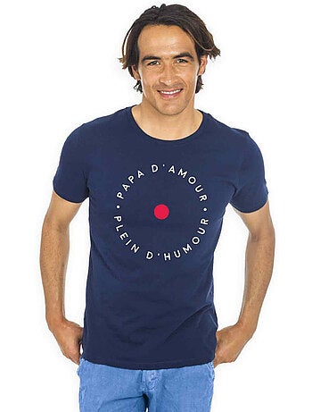 T-shirt homme - papa d'amour pleins d'humour - noël