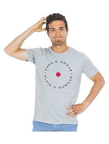T-shirt Homme - PAPA D'AMOUR PLEINS D'HUMOUR