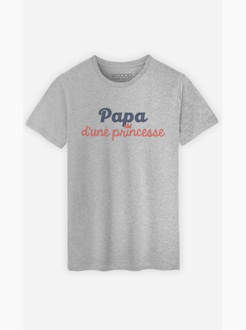 T-shirt Homme - PAPA D'UNE PRINCESSE - Kiabi
