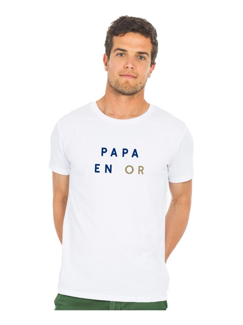 T-shirt Homme - PAPA EN OR 2 WAF - Kiabi