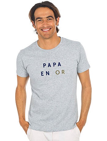 T-shirt Homme - PAPA EN OR 2 WAF