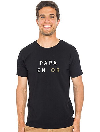 T-shirt Homme - PAPA EN OR 2 WAF