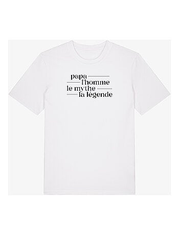 T-shirt Homme - PAPA MYTHE LEGENDE