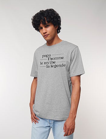 T-shirt Homme - PAPA MYTHE LEGENDE