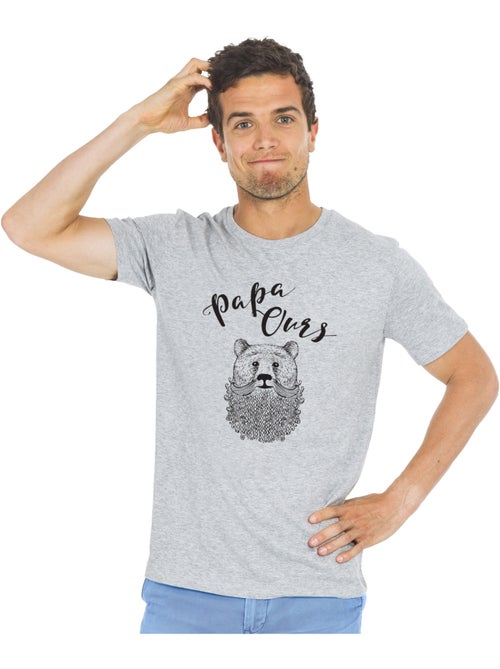 T-shirt Homme - PAPA OURS - Kiabi