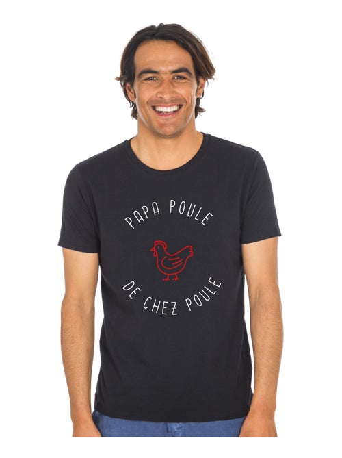 T-shirt Homme - PAPA POULE DE CHEZ POULE - Kiabi