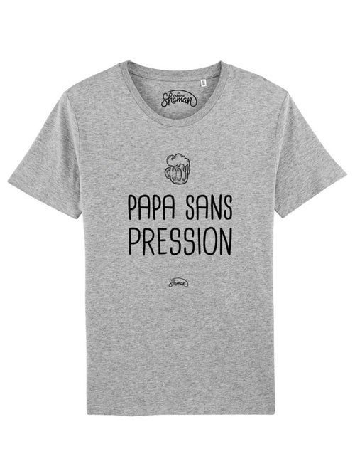 T-shirt Homme - PAPA SANS PRESSION - Kiabi