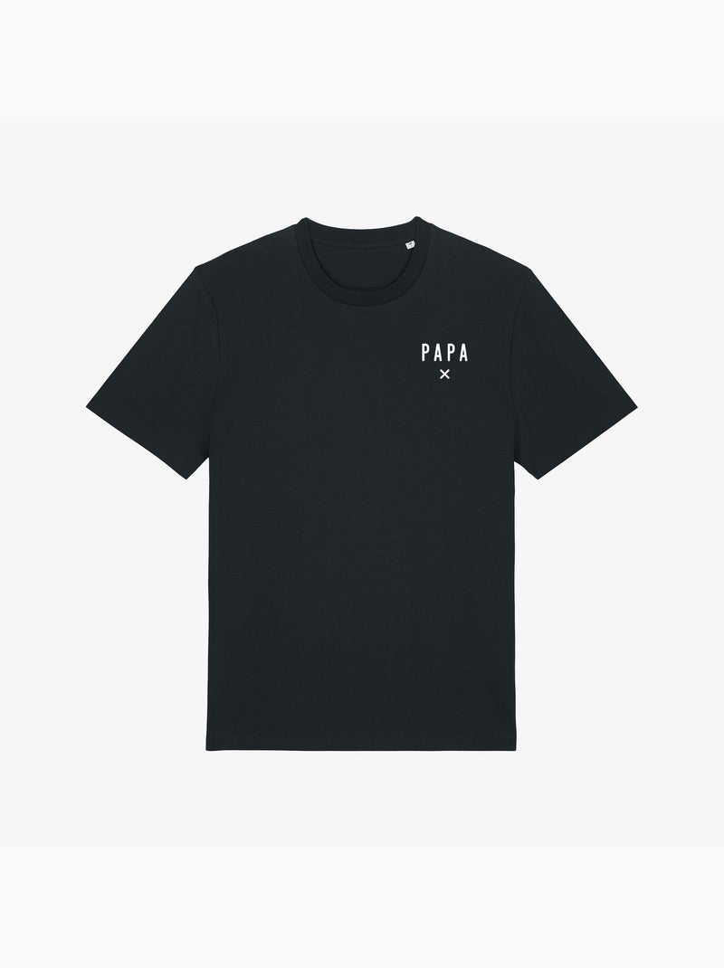 T-shirt homme - papa x cœur waf - noël Noir - Kiabi