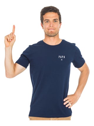 T-shirt Homme - PAPA X CŒUR WAF
