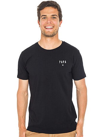 T-shirt Homme - PAPA X CŒUR WAF