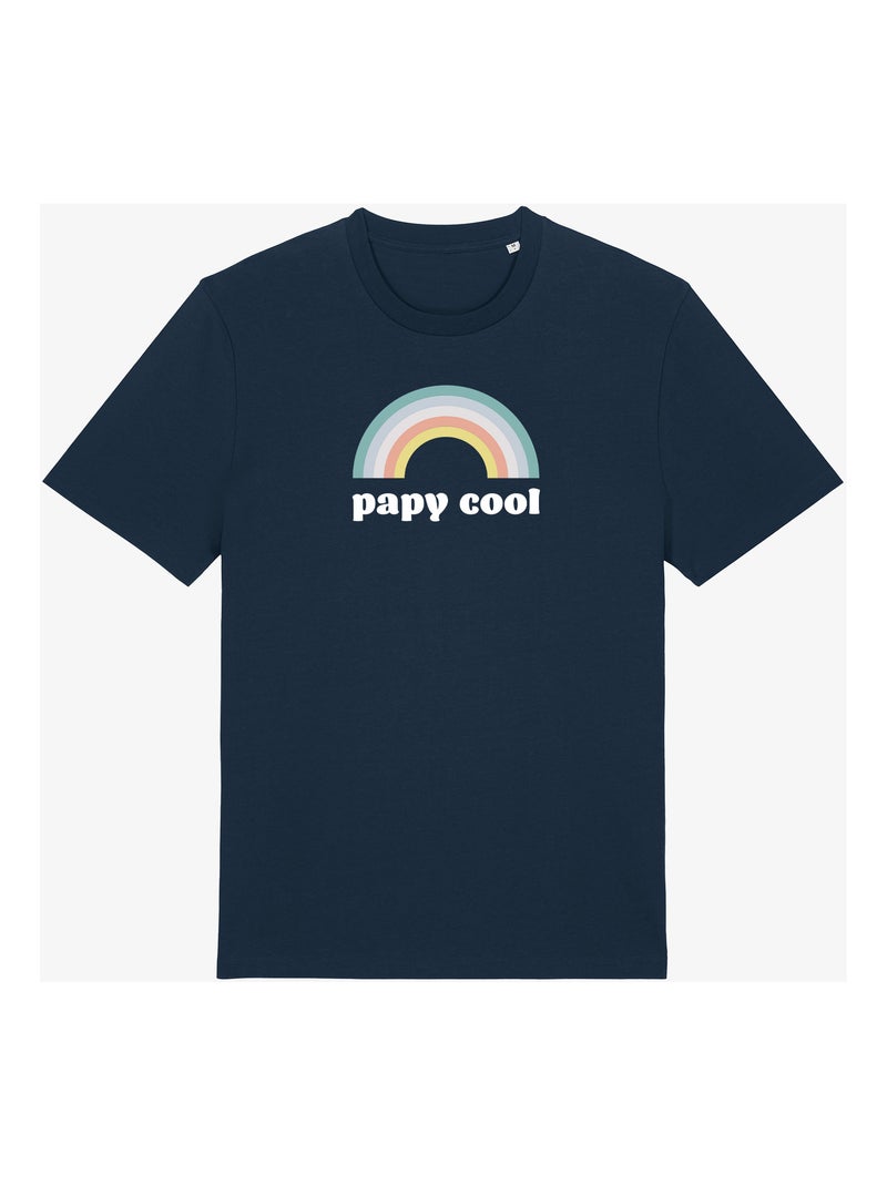 T-shirt Homme - PAPY COOL 3 Bleu marine - Kiabi