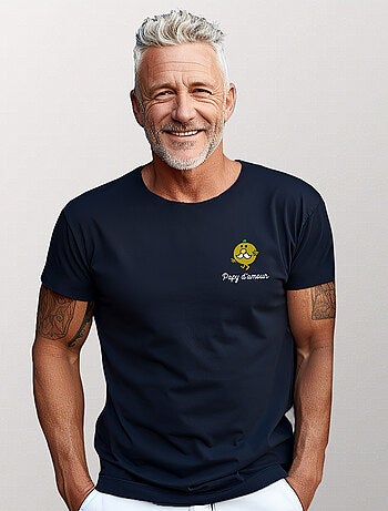 T-shirt Homme - PAPY D AMOUR COEUR