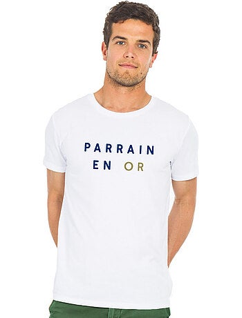 T-shirt homme - parrain en or 2 waf