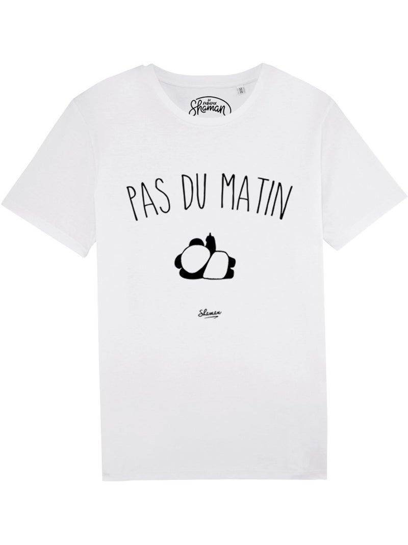 T-shirt Homme - PAS DU MATIN Blanc - Kiabi