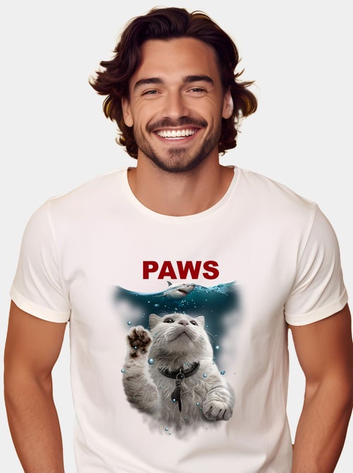 T-shirt Homme - PAWS - Kiabi
