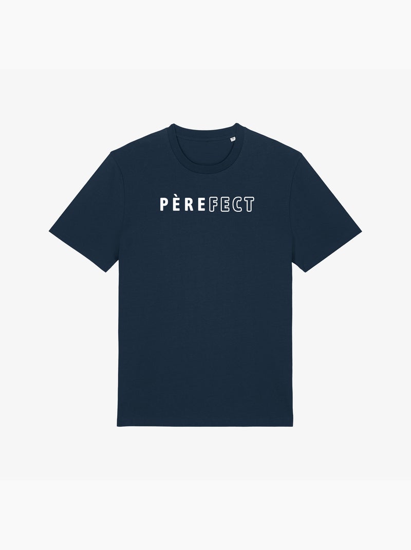 T-shirt Homme - PÈRE(FECT) 2 WAF Bleu marine - Kiabi