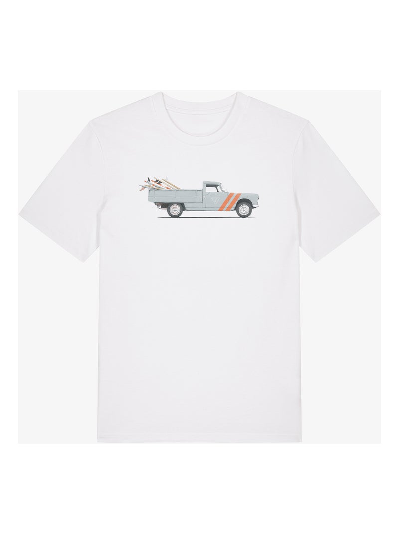 T-shirt Homme - PICKUP Blanc - Kiabi