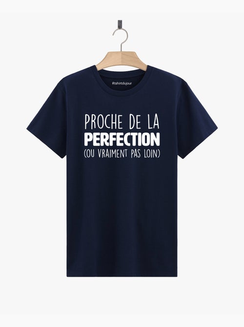 T-shirt Homme - PROCHE DE LA PERFECTION - Kiabi