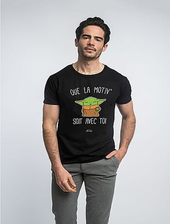 T-shirt Homme - QUE LA MOTIV SOIT AVEC TOI