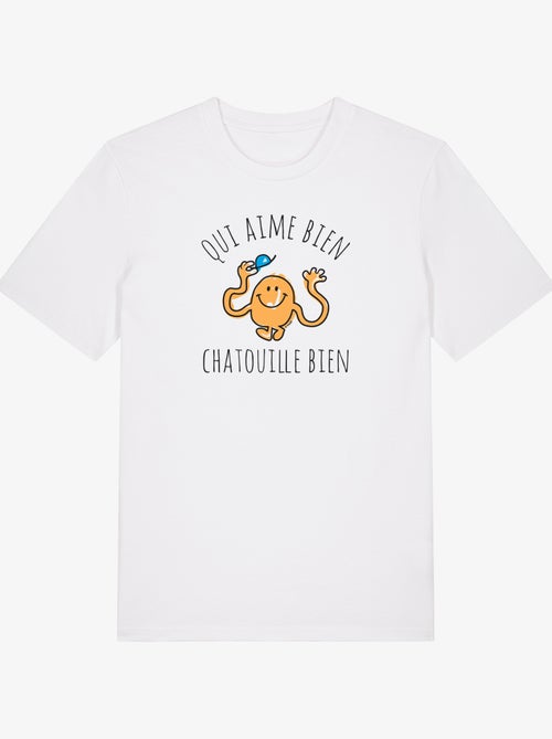 T-shirt Homme - QUI AIME BIEN CHATOUILLE BIEN - Kiabi
