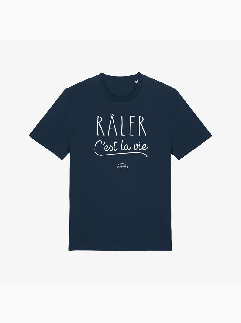 T-shirt Homme - RALER C'EST LA VIE Bleu marine - Kiabi