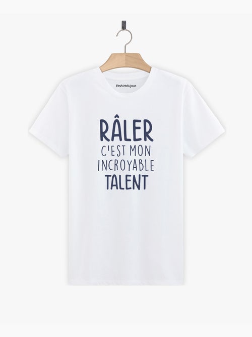 T-shirt Homme - RALER C'EST MON INCROYABLE TALENT - Kiabi