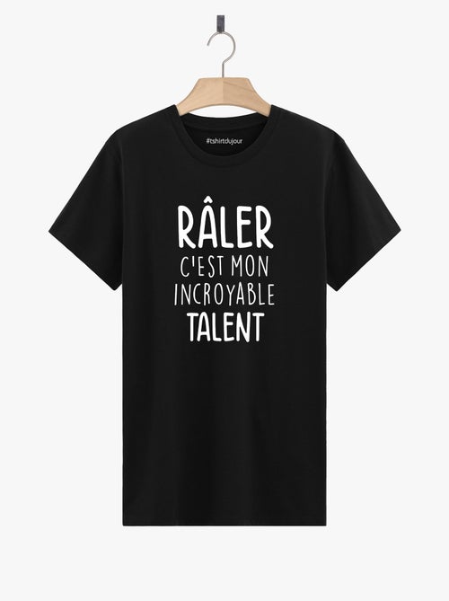 T-shirt Homme - RALER C'EST MON INCROYABLE TALENT - Kiabi