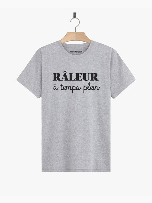 T-shirt Homme - RALEUR A TEMPS PLEIN - Kiabi