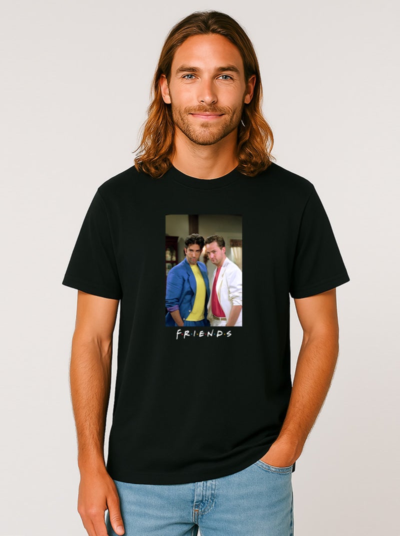 T-shirt Homme - ROSS & JOEY Noir - Kiabi