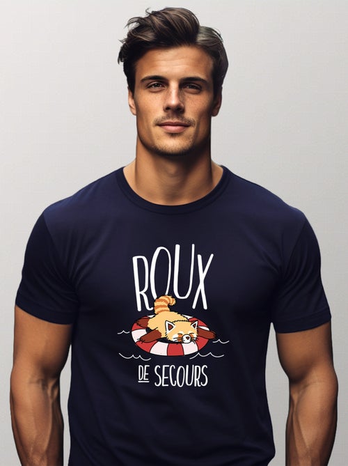 T-shirt Homme - ROUX DE SECOURS - Kiabi