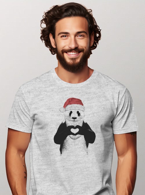 T-shirt Homme - SANTA PANDA - Kiabi