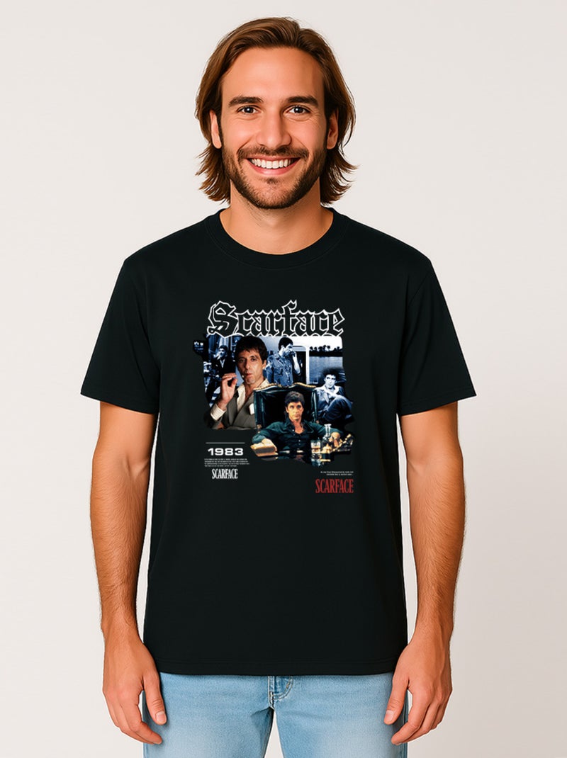 T-shirt Homme - SCARFACE 12 Noir - Kiabi