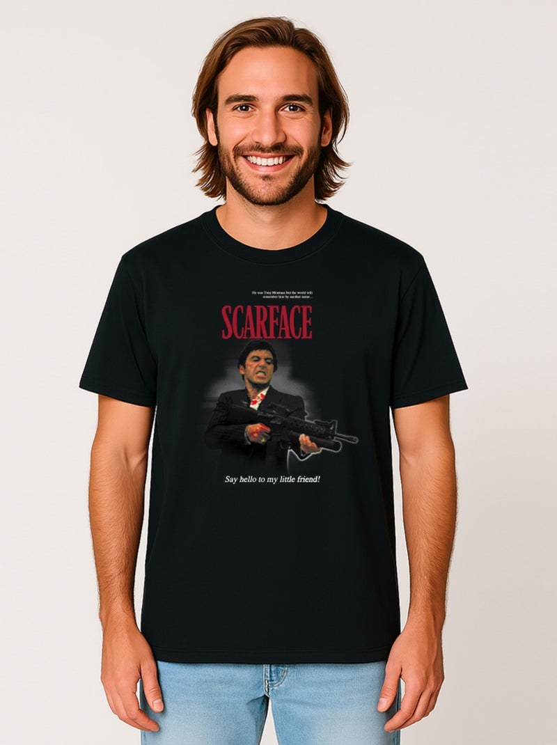 T-shirt Homme - SCARFACE 13 Noir - Kiabi