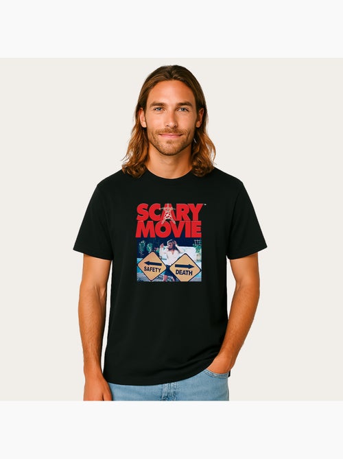 T-shirt Homme - SCARY MOVIE OFFICIAL SAFETY VS DEATH - Kiabi