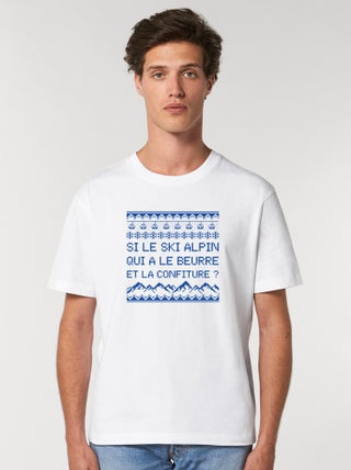 T-shirt Homme - SI LE SKI ALPIN