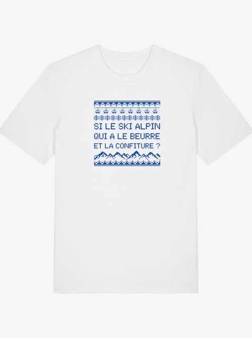 T-shirt Homme - SI LE SKI ALPIN - Kiabi