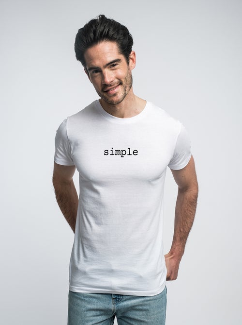 T-shirt Homme - SIMPLE - Kiabi